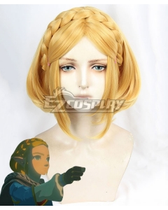 The Legend Of Zelda: Breath Of The Wild 2 Princess Zelda Golden Cosplay Wig