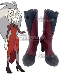 The Owl House Eda Red Cosplay Shoes