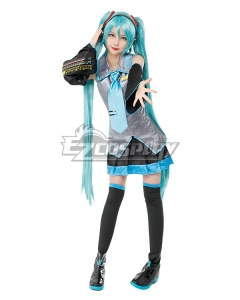 Vocaloid Hatsune Miku Initial Cosplay Costume