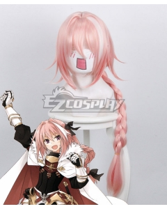 Fate Apocrypha Rider of Black Astolfo Pink Cosplay Wig 235L