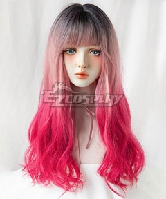 Japan Harajuku Lolita Series Pink Cosplay Wig - EWL194Y