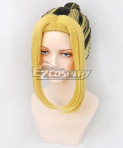 Tokyo Revengers Kazutora Hanemiya Black Golden Cosplay Wig C Edition