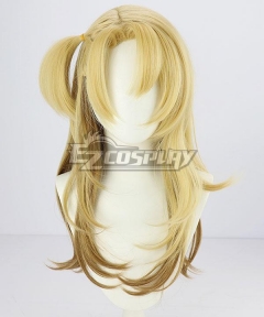 Virtual YouTuber Luxiem Luca Kaneshiro Lucy Golden Cosplay Wig