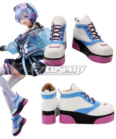 Re: Zero Starting Life in Another World Re: Life In A Different World From Zero Rem Neon City Ver Cosplay Shoes