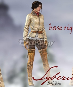Syberia: The World Before Kate Walker Cosplay Costume