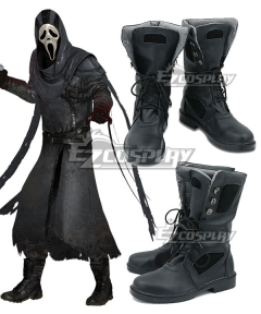 Dead by Daylight Danny "Jed Olsen" Johnson The Gost Face Ghostface Halloween Black Cosplay Shoes