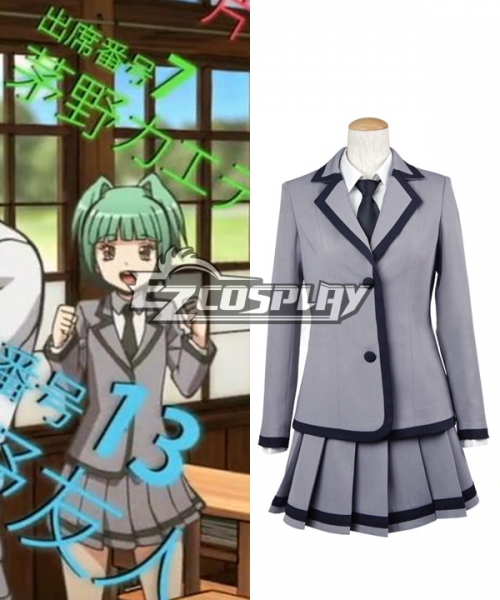 Assassination Classroom Kaede Kayano School Girl Student Uniform Costume Cosplay