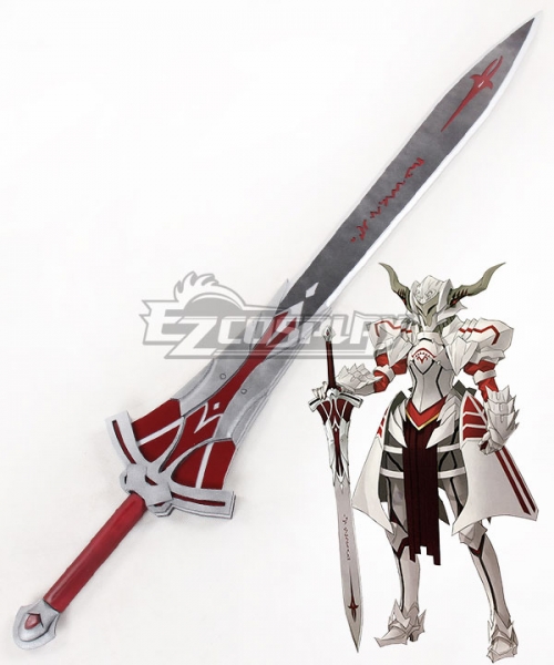 Fate/EXTRA Last Encore Saber Nero Red sword Cosplay Weapon Prop