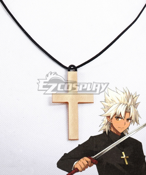 Fate/Stay Night Amakusa Shirou Tokisada Cool Necklace Cosplay Cross Necklace