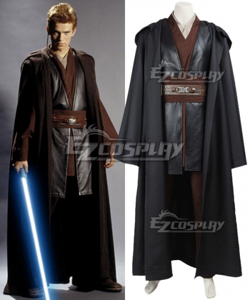 Star Wars Clone Wars Anakin Skywalker Black Boots Shoes Fiction Cosplay Costume