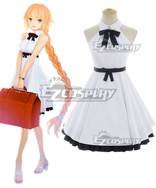 Fate Grand Order 3rd Anniversary Joan Of Arc Jeanne D Arc White Dress Cosplay Costume