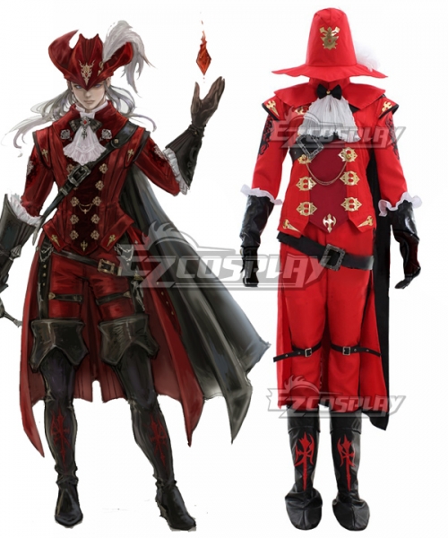 Final Fantasy Xiv Red Mage Cosplay Costume