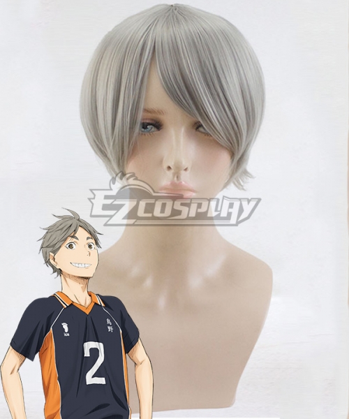 Sugawara cosplay wig clearance