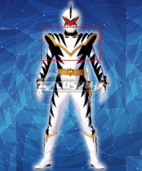 white dino ranger figure