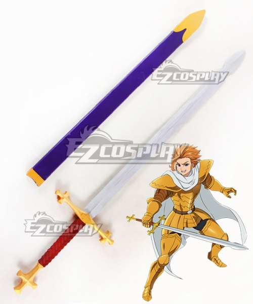 The Seven Deadly Sins Revival Of The Commandments Nanatsu No Taizai Season 2 Arthur Pendragon Sword Cosplay Weapon Prop
