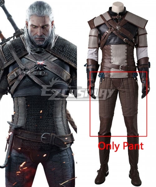 The Witcher 3 Wild Hunt Geralt Of Rivia Cosplay Costume Only Pant