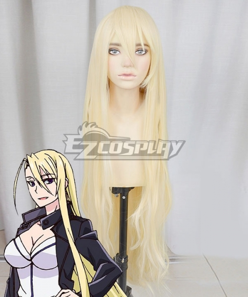 Uq Holder Evangeline A K Mcdowell Yukihime Golden Cosplay Wig