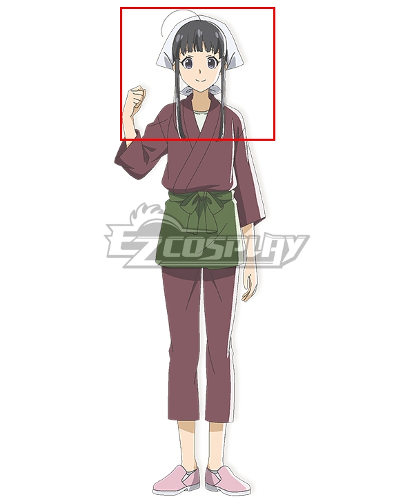 Deaimon Recipe for Happiness Matsukaze Kanoko Black Cosplay Wig