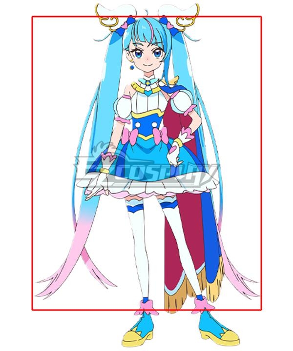 Hirogaru Sky! Pretty Cure Cure Sky Cosplay Costume, Anime Cosplay