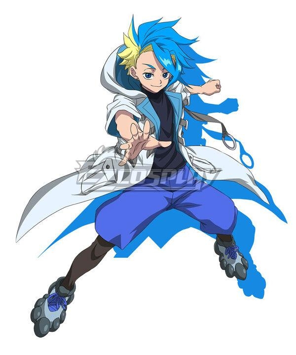 Beyblade Burst Four Blader Shu Kurenai Uniform Outfit Game Cosplay