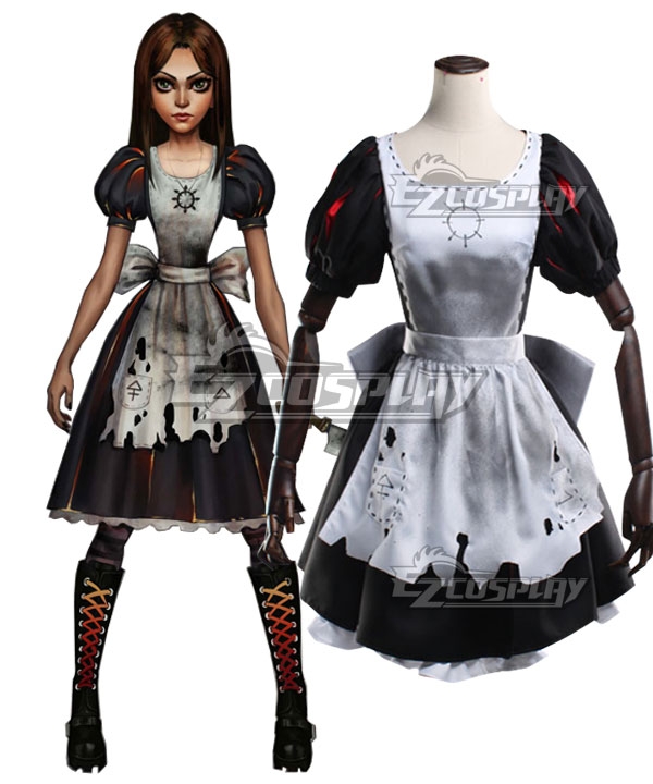 Alice: Madness Returns Alice Black Cosplay Wig