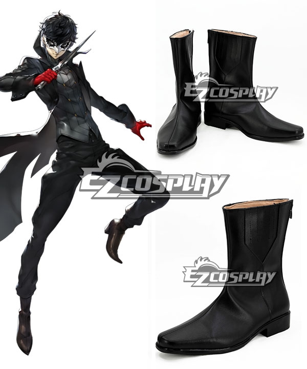 Persona 5 Joker Short Black Synthetic Men Cosplay Wigs