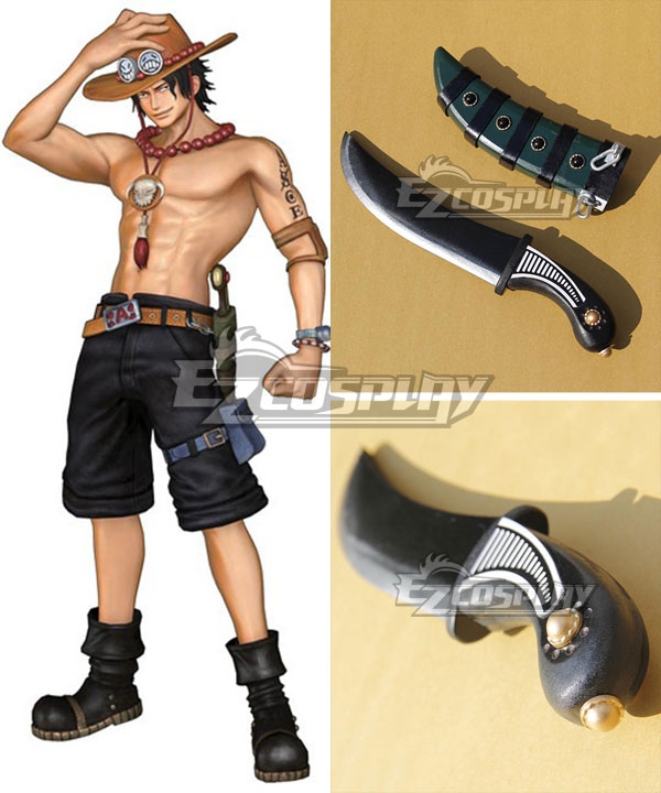 One Piece Cosplay - Portgas D Ace Cowboy Anime Hat