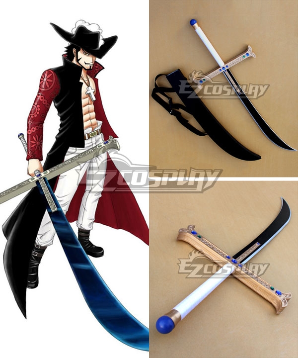 One Piece Cosplay Props Dracule Mihawk Weapons Wooden Sword