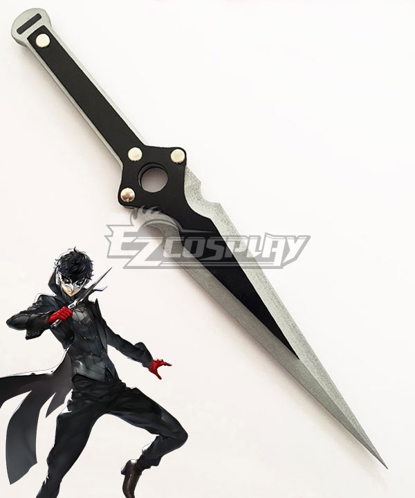 Shin Megami Tensei: Persona 5 Protagonist Akira Kurusu Joker Cosplay Mask  Dagger Weapon Accessories Prop – FM-Anime