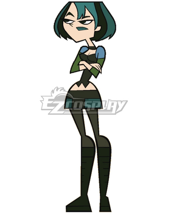  LoliMiss Total Drama Island Gwen Cosplay Costume Outfit (XS,  Gwen) : Clothing, Shoes & Jewelry