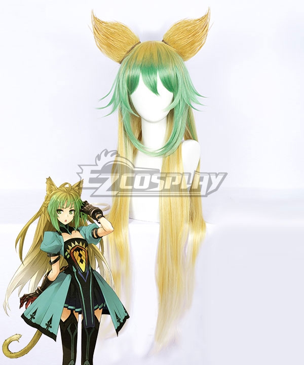 Deaimon Recipe for Happiness Itsuka Yukihira Green Cosplay Wig