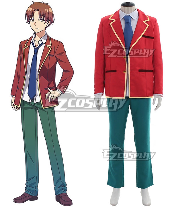 Kiyotaka Ayanokoji Classroom of the Elite S02 Cosplay Red Blazer