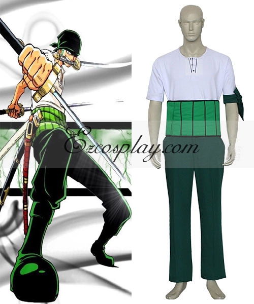 Anime T-Shirt ONE PIECE Roronoa Zoro Trafalgar Law Cosplay Short