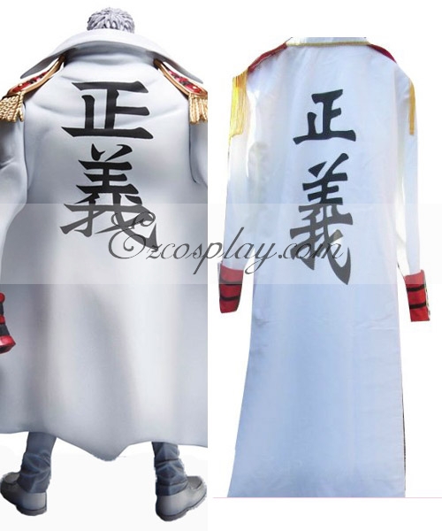 Navy Admiral One Piece Hooded Cloak Coat - AnimeBape