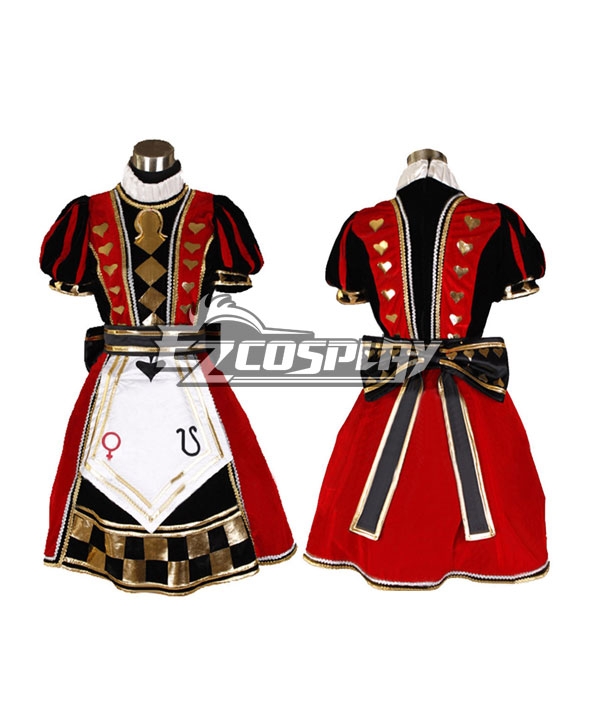 Alice: Madness Returns (Game) Cosplay, Hysteria Maid Dress & Apron Costume  Set