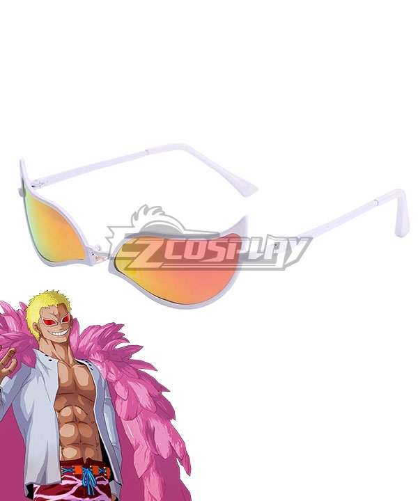 Anime character Donquixote Doflamingo with glasses accessories One
