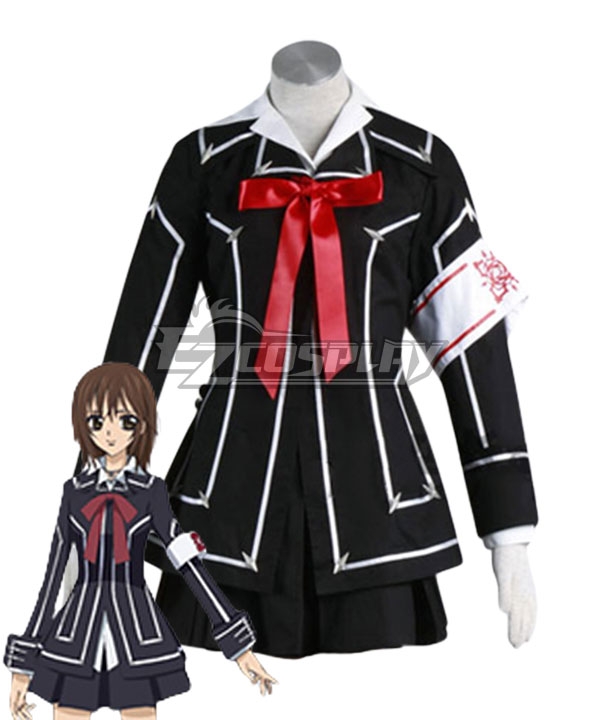 Vampire Knight Kurosu Yuuki Black Cosplay Costume