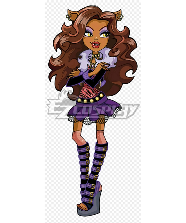 Monster High Clawdeen Wolf Cosplay Costume 4877