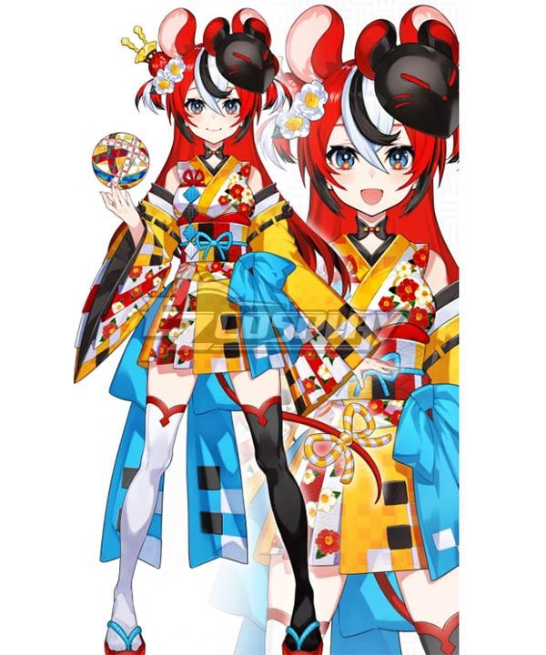 Virtual YouTuber Hololive Hakos Baelz B Edition Cosplay Costume