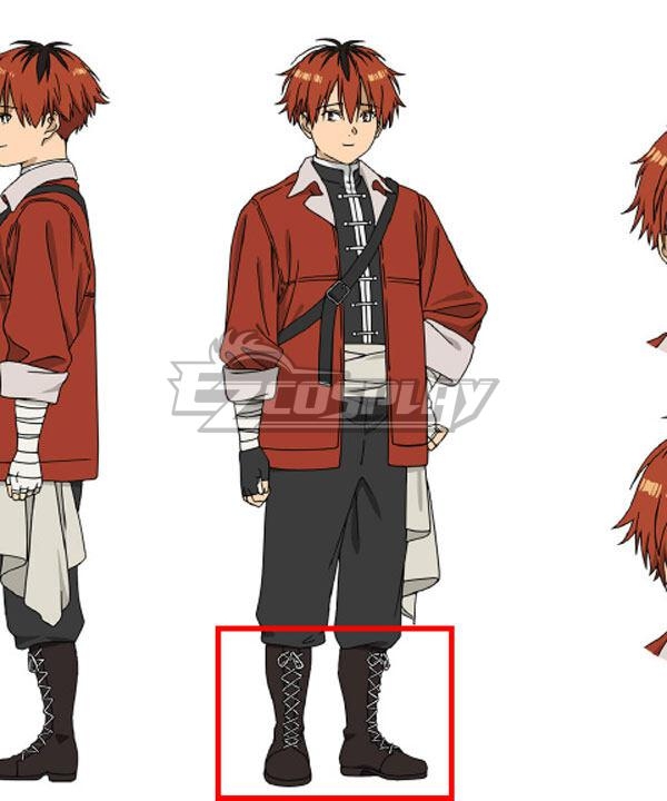 Anime Frieren Cosplay Boots - Leather Boots For Halloween & Costume Outfits