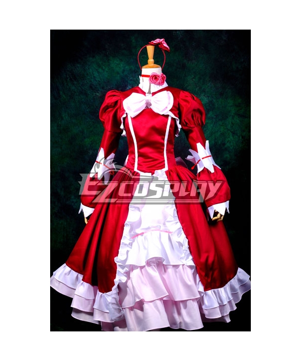 Black Bulter Elizabeth Red Dress Cosplay Costume