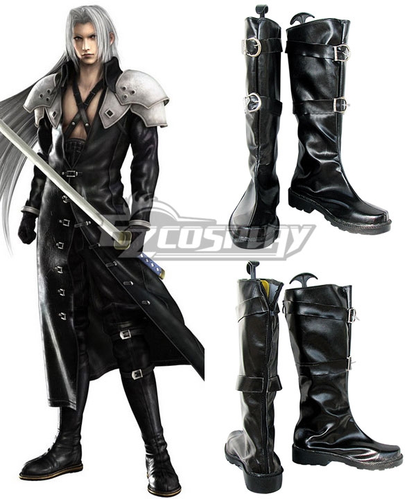 Final Fantasy VII Sephiroth Cosplay Boots Shoes