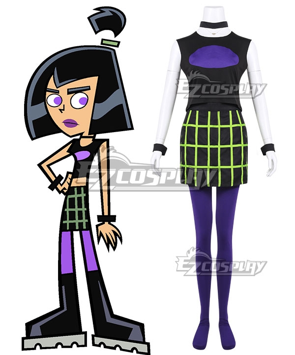 Danny Phantom Sam Manson Cosplay Costume