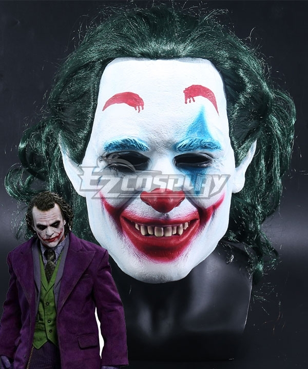 BATMAN THE DARK KNIGHT Movie 3D JOKER FACE Mask Balaclava Hood Cosplay Full Face 