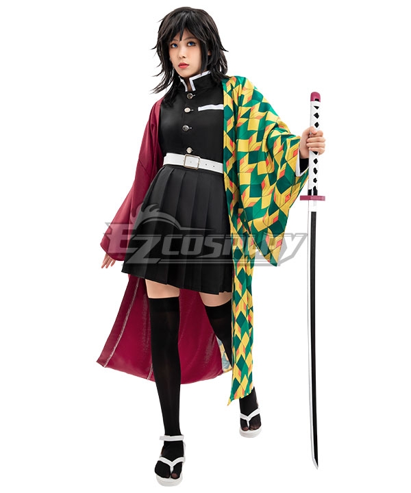 Cosplay Anime Demon Slayer Kimetsu no Yaiba Tomioka Giyuu Men's Girls Costume 