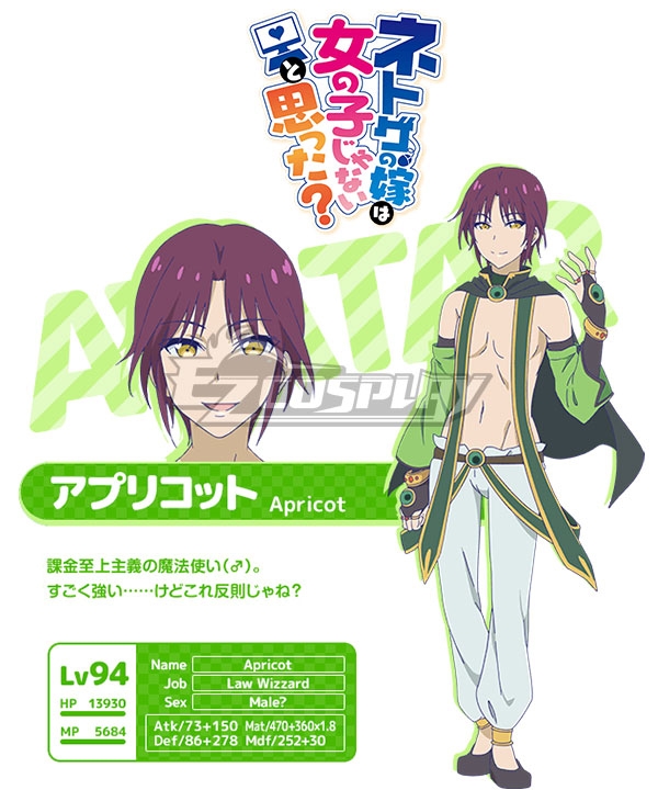 And You Thought There Is Never A Girl Online Kyoh Goshoin Apricot Cosplay Costume