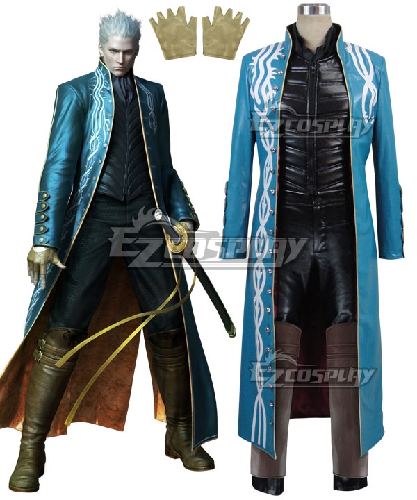 DmC Devil May Cry 3 Vergil Cosplay Costume