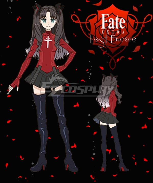 Fate Extra Last Encore Rin Tohsaka Cosplay Costume