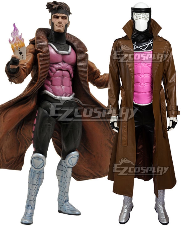 X-Men Gambit Cosplay Costume custom made 