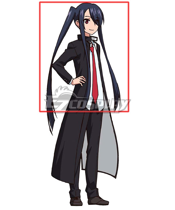 UQ Holder Kuroumaru Tokisaka Grey Blue Cosplay Wig